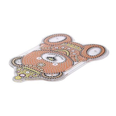 5D DIY Bear Pattern Animal Diamond Painting Pencil Cup Holder Ornaments Kits DIY-C020-02-1