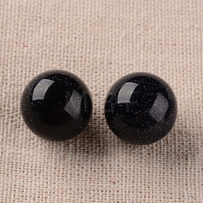 Synthetic Blue Goldstone Beads G-I174-16mm-08-1
