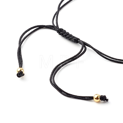Adjustable Nylon Thread Braided Bead Bracelets BJEW-JB06262-03-1