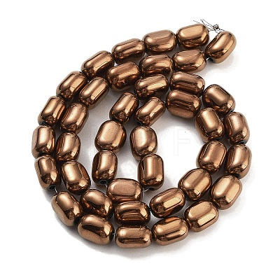 Synthetic Non-magnetic Hematite Beads Strands G-P545-F01-01B-1