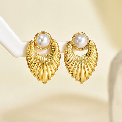 Stainless Steel Stud Earrings OL1768-2-1