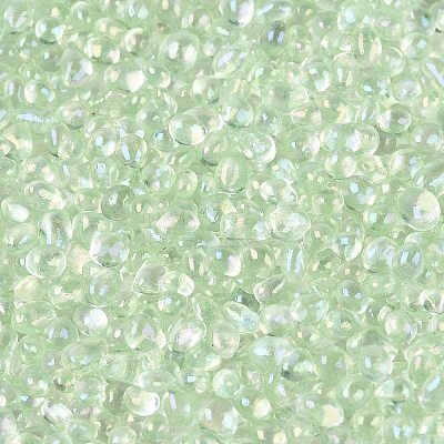 Transparent Electroplate Glass Beads EGLA-Q138-01C-1
