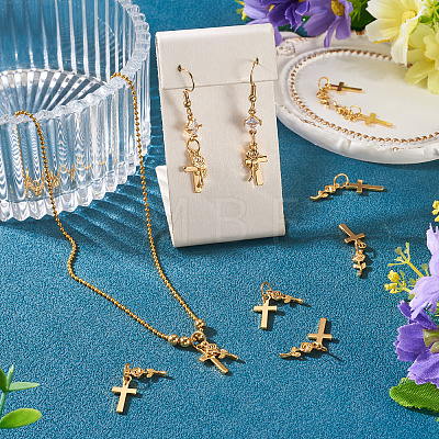 10Pcs Brass Pendants HJEW-TAC0175-1