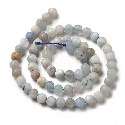 Natural Aquamarine Beads Strands G-I349-01A-1