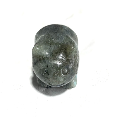 Natural Labradorite  Carved Healing Panda Figurines PW-WG57275-03-1