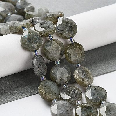 Natural Labradorite Beads Strands G-NH0004-001-1