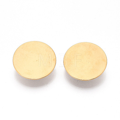PVD Vacuum Plating 304 Stainless Steel Brooch Cabochon Settings STAS-E547-08I-G-1