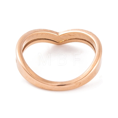 304 Stainless Steel Finger Ring for Women RJEW-C086-14-RG-1