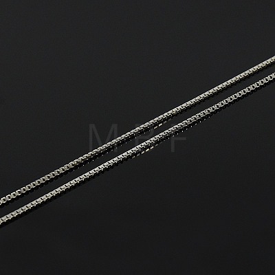 Rhodium Plated 925 Sterling Silver Necklaces STER-M034-39A-1