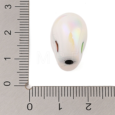 UV Plating Acrylic Beads OACR-M013-09A-1