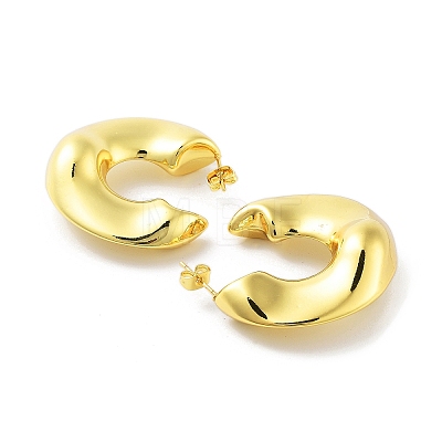 Brass Stud Earrings KK-R150-04D-1