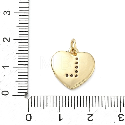 Brass Micro Pave Clear Cubic Zirconia Pendants KK-D229-01G-12-1