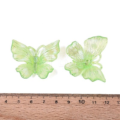 Transparent Plastic Pendants KY-N025-44D-1