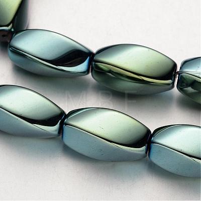 Electroplate Non-magnetic Synthetic Hematite Beads Strands G-F300-11B-1