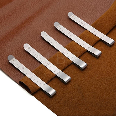 Stainless Steel Sewing Clip Cloth Ruler PW-WG94438-01-1