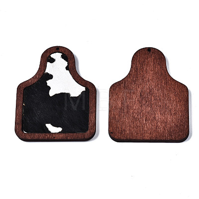 Eco-Friendly Cowhide Leather Big Pendants FIND-N049A-09A-04-1
