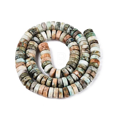 Natural Chrysocolla and Lapis Lazuli Beads Strands G-N367-03A-09-1