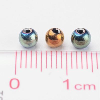 Non-Magnetic Synthetic Hematite Beads X-G-S096-4mm-M-1