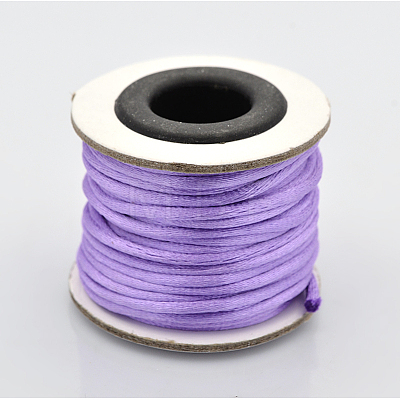 Nylon Satin Rattail Cords LS-NWIR-O001-A-12-1