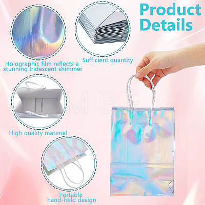 Laser Paper Packing Tote Bags ABAG-WH0083-016-1