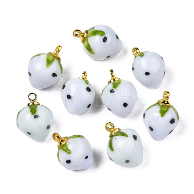 Handmade Porcelain Pendants PORC-N004-152B-16-1