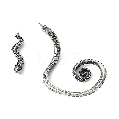 316 Surgical Stainless Steel Cuff Earrings EJEW-E300-01AS-06-1
