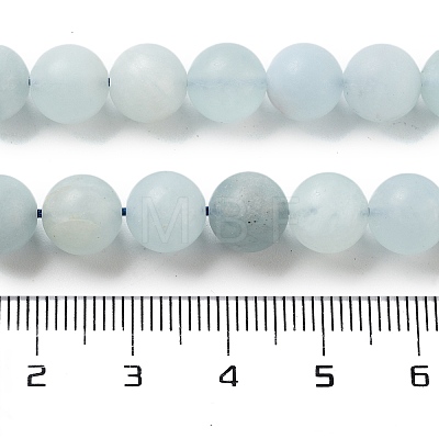 Natural Aquamarine Beads Strands G-G785-06B-01-1