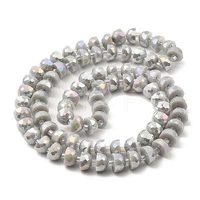 AB Color Plate Glass Beads Strands EGLA-P051-02A-B07-1