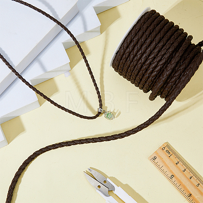 Round PU Leather Braided Cord LC-WH0012-03A-02-1