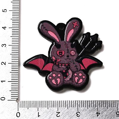 Halloween Acrylic Pendants OACR-O007-08E-1