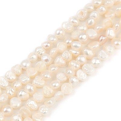 Natural Cultured Freshwater Pearl Beads Strands PEAR-P064-19B-04E-1