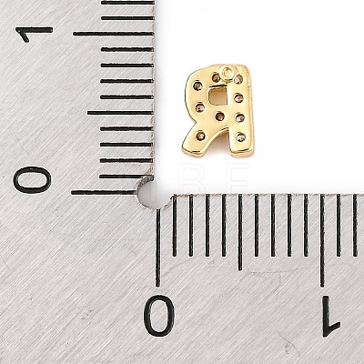 Rack Plating Brass Micro Pave Cubic Zirconia Cabochons KK-F874-04G-R-1