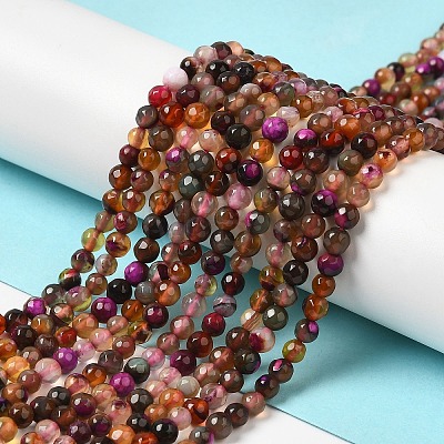 Natural Agate Beads Strands G-H302-A01-06-1