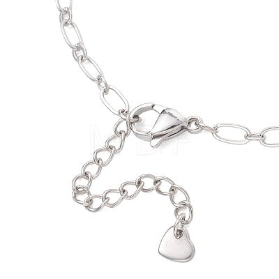 3.5MM Brass Oval Link Chain Bracelets Making AJEW-JB01492-1