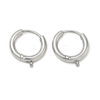 304 Stainless Steel Huggie Hoop Earring Findings SA-CBA1CA2-11P-1