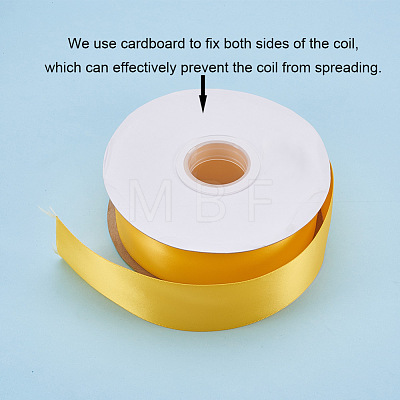 100% Polyester Double-Face Satin Ribbons for Gift Packing SRIB-L024-3.8cm-650-1