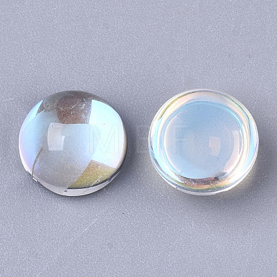 Transparent Glass Cabochons EGLA-N004-03C-01-1