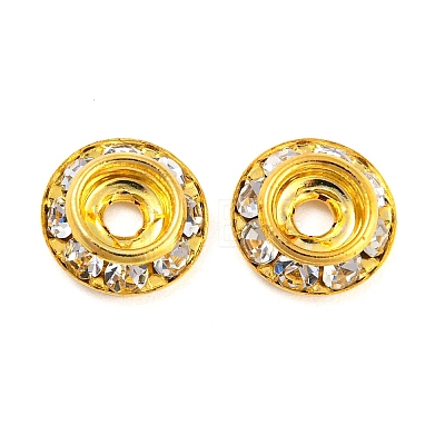 Brass Crystal Rhinestone Beads RB-F035-06A-1