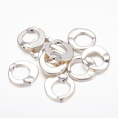 Tibetan Style Irregular Ring Bead Frames LF10246Y-NF-1