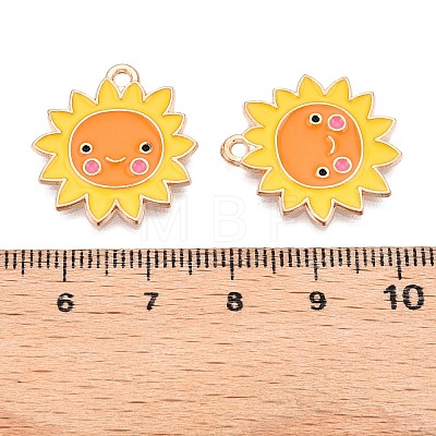 Thanksgiving Day Theme Alloy Enamel Pendants ENAM-T020-35C-1