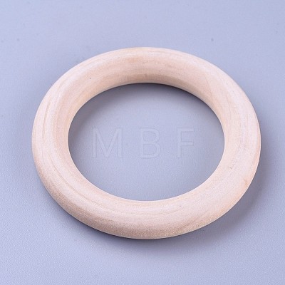 Unfinished Wood Linking Rings X-WOOD-F002-01-65mm-1