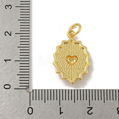 Brass Pendants KK-N254-124G-1