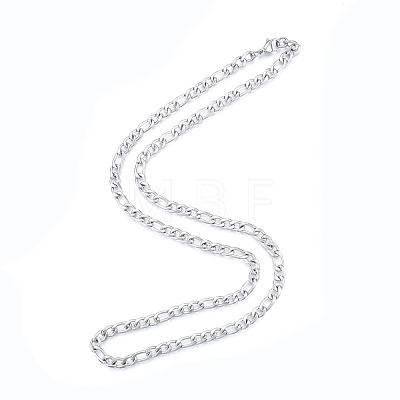 Men's 201 Stainless Steel Figaro Chains Necklace NJEW-N050-A08-5-60P-1