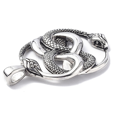 304 Stainless Steel Pendants X-STAS-C065-02AS-1