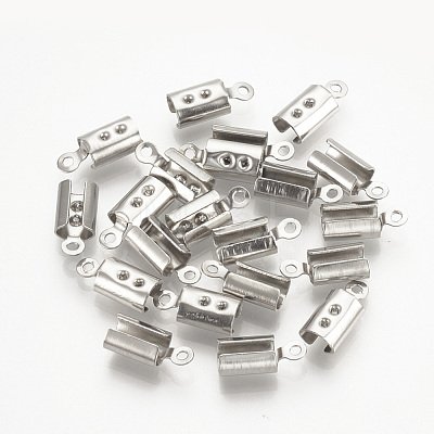 304 Stainless Steel Folding Crimp Ends STAS-T015-43-1