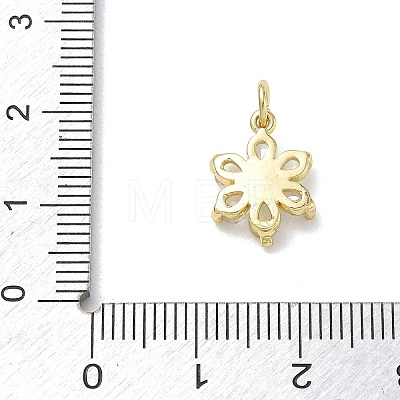 Brass with Rhinestone Charms LS-KK-CBAD872-01G-09-1