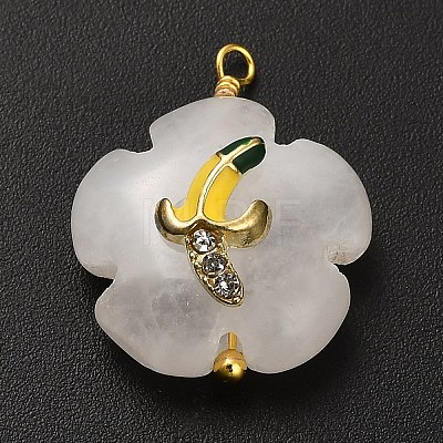 Natural Quartz Crystal Pendants G-C290-02E-1