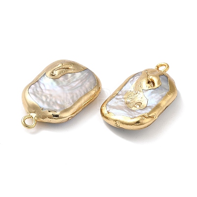 Natural Baroque Keshi Pearl Pendants PEAR-M012-01G-1