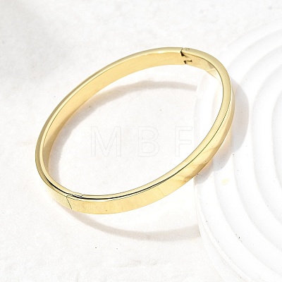 201 Stainless Steel Plain Bangles BJEW-Z151-03G-02-1