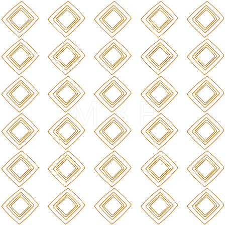Brass Linking Rings KK-SC0001-22G-1